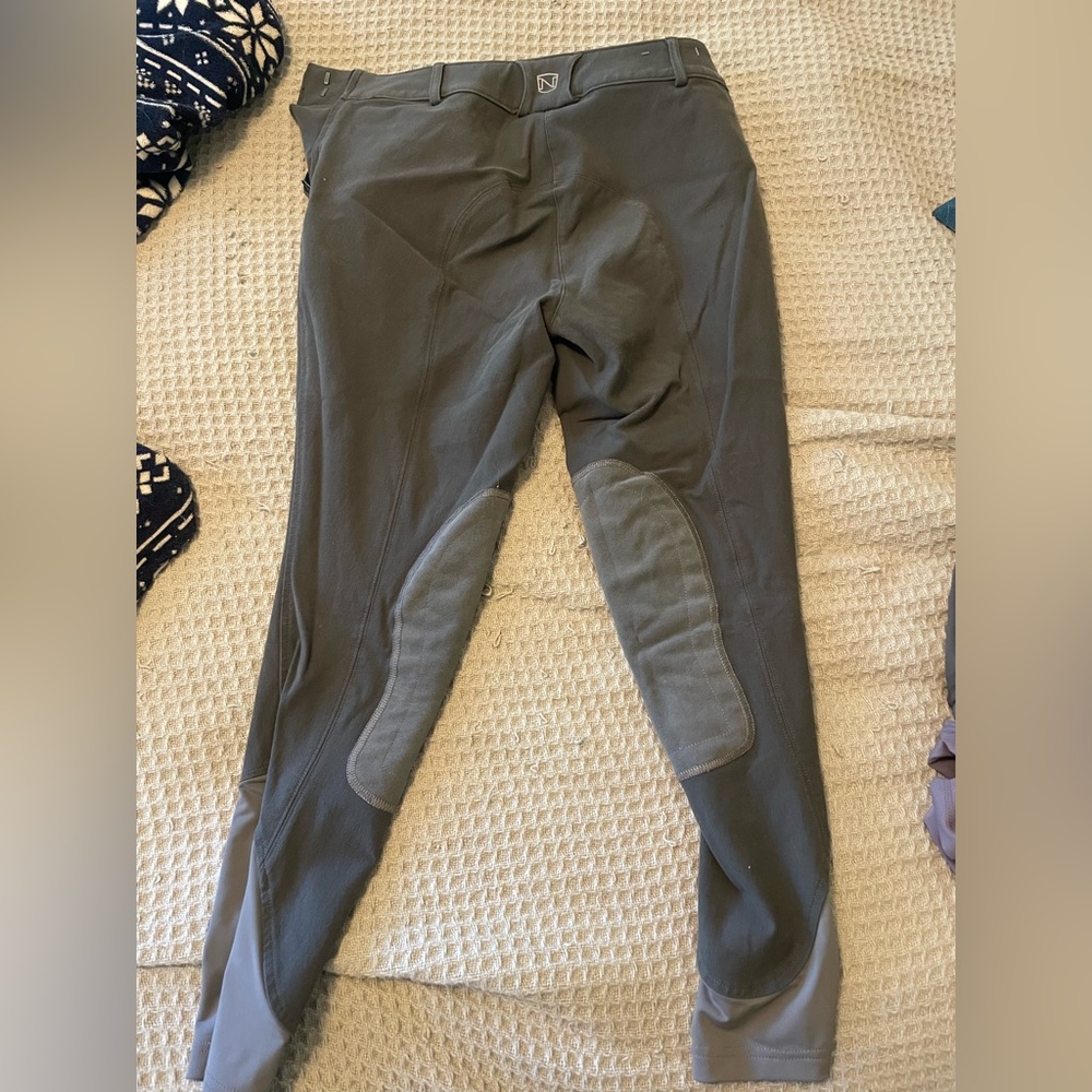 Noble outfitters knee patch side-zip sock bottom breech - 26